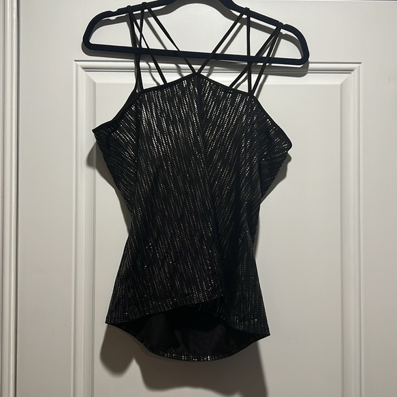NWT Black Strappy Women's Top Size L - Picture 4 of 4